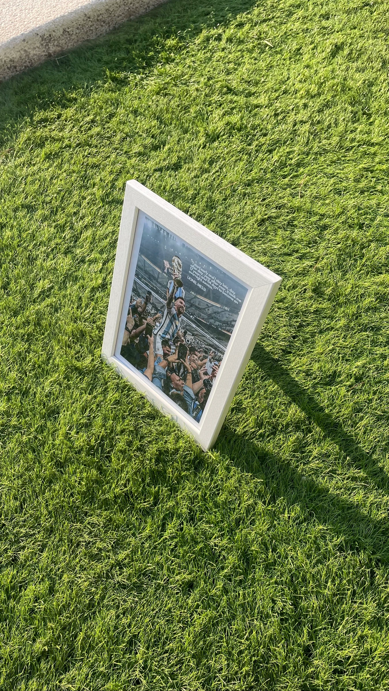 Quadro Lionel Messi Campeão do Mundo. – photo 4